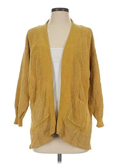 Pre-owned Universal Thread Cardigan Sweater In Yellow