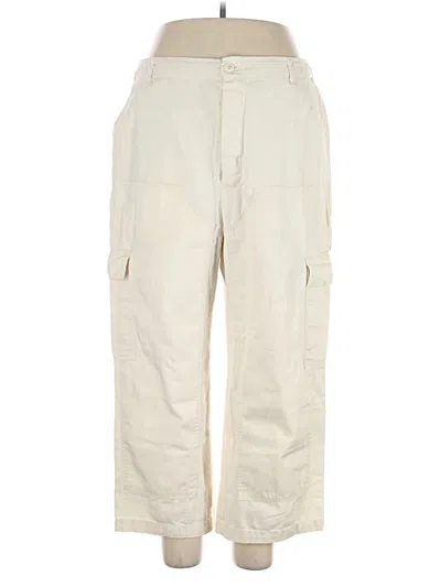 Pre-owned Universal Thread Cargo Pants In Ivory
