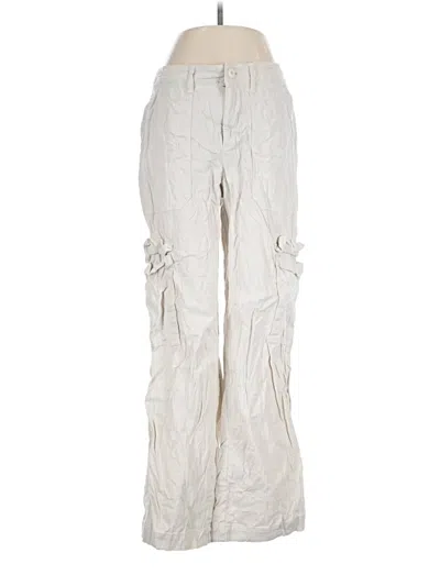 Pre-owned Universal Thread Cargo Pants In Ivory