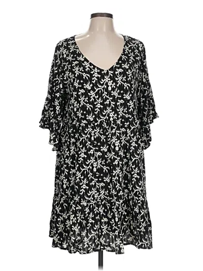 Pre-owned Universal Thread Casual Dress In Black