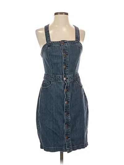 Pre-owned Universal Thread Casual Dress In Blue