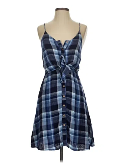 Pre-owned Universal Thread Casual Dress In Blue