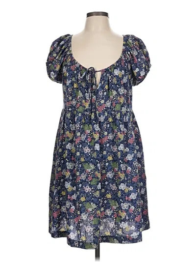 Pre-owned Universal Thread Casual Dress In Blue