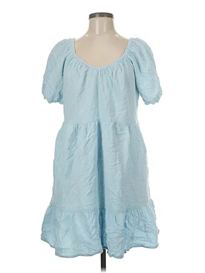 Pre-owned Universal Thread Casual Dress In Blue