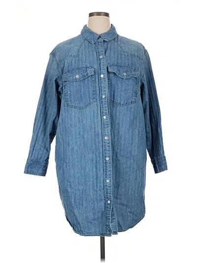 Pre-owned Universal Thread Casual Dress In Blue