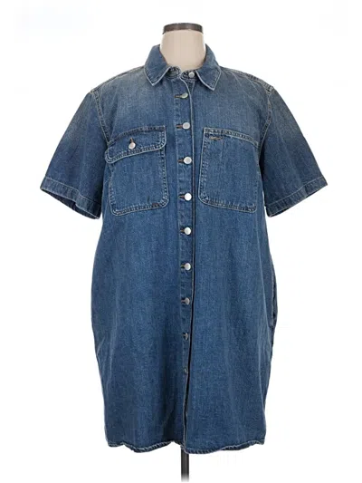 Pre-owned Universal Thread Casual Dress In Blue