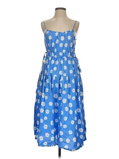 Pre-owned Universal Thread Casual Dress In Blue