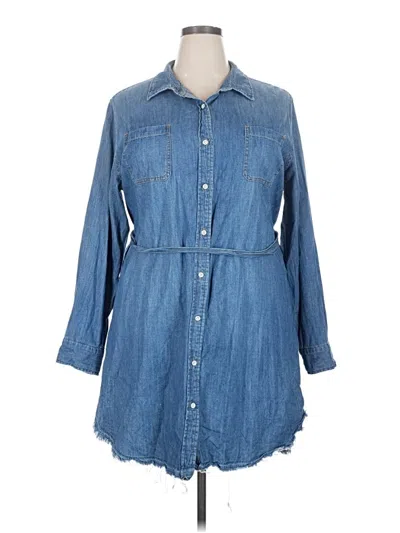 Pre-owned Universal Thread Casual Dress In Blue