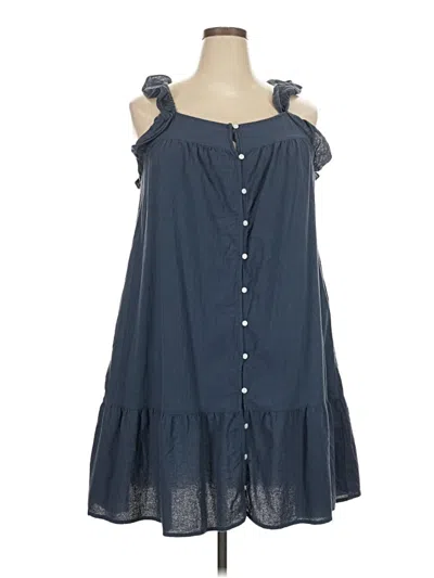 Pre-owned Universal Thread Casual Dress In Blue