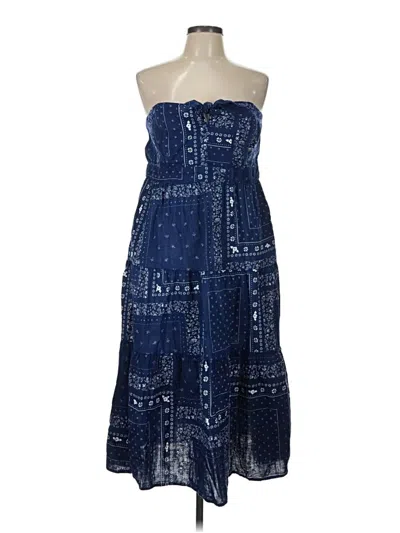 Pre-owned Universal Thread Casual Dress In Blue