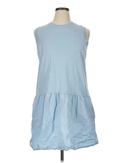 Pre-owned Universal Thread Casual Dress In Blue