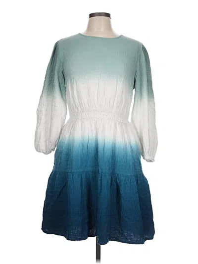 Pre-owned Universal Thread Casual Dress In Blue