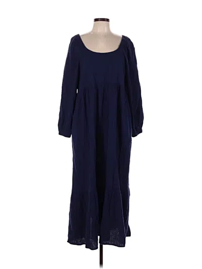 Pre-owned Universal Thread Casual Dress In Blue
