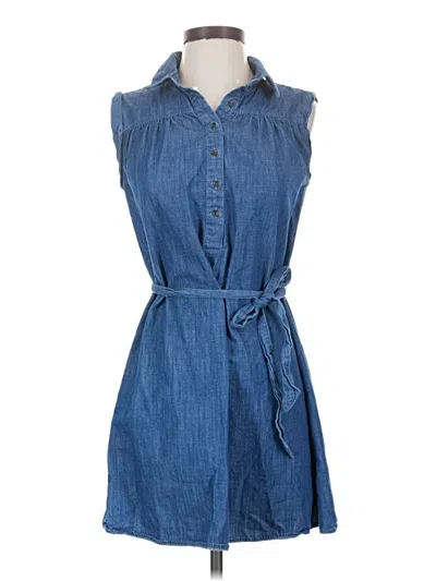 Pre-owned Universal Thread Casual Dress In Blue