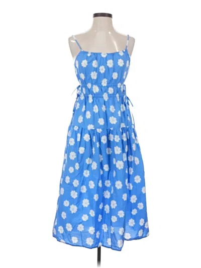 Pre-owned Universal Thread Casual Dress In Blue