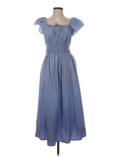Pre-owned Universal Thread Casual Dress In Blue