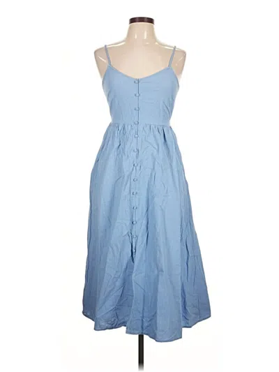 Pre-owned Universal Thread Casual Dress In Blue