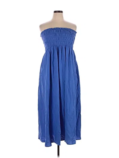 Pre-owned Universal Thread Casual Dress In Blue