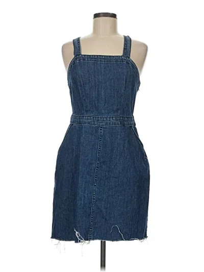 Pre-owned Universal Thread Casual Dress In Blue