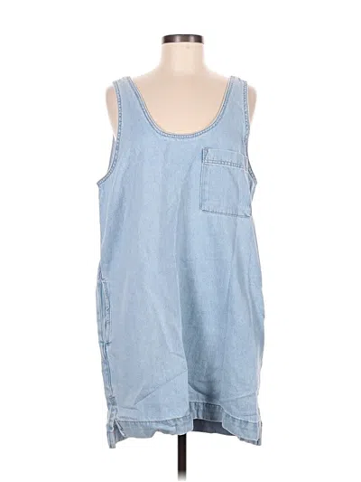 Pre-owned Universal Thread Casual Dress In Blue