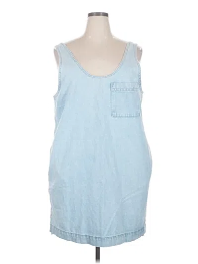 Pre-owned Universal Thread Casual Dress In Blue