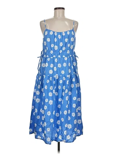 Pre-owned Universal Thread Casual Dress In Blue