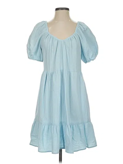 Pre-owned Universal Thread Casual Dress In Blue