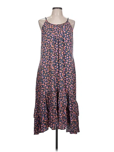 Pre-owned Universal Thread Casual Dress In Blue