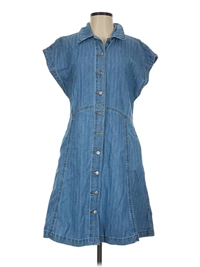 Pre-owned Universal Thread Casual Dress In Blue