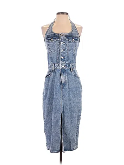 Pre-owned Universal Thread Casual Dress In Blue