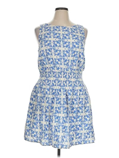 Pre-owned Universal Thread Casual Dress In Blue