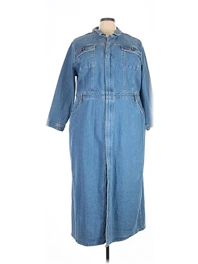 Pre-owned Universal Thread Casual Dress In Blue