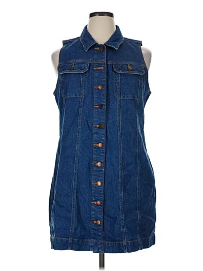 Pre-owned Universal Thread Casual Dress In Blue