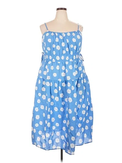 Pre-owned Universal Thread Casual Dress In Blue
