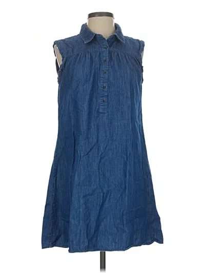 Pre-owned Universal Thread Casual Dress In Blue