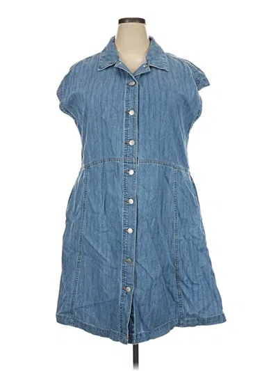 Pre-owned Universal Thread Casual Dress In Blue