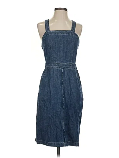 Pre-owned Universal Thread Casual Dress In Blue