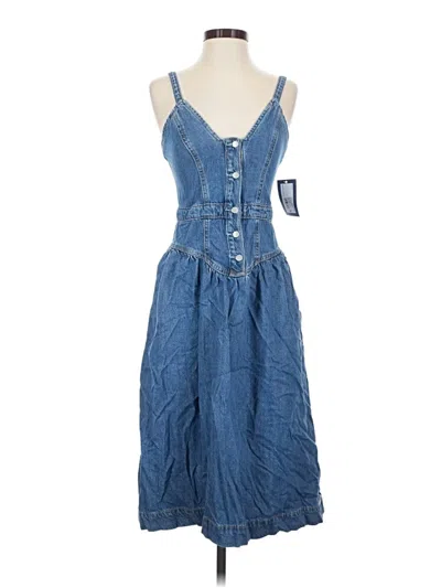 Universal Thread Casual Dress In Blue