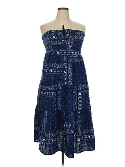 Pre-owned Universal Thread Casual Dress In Blue