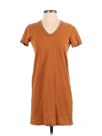 Pre-owned Universal Thread Casual Dress In Brown