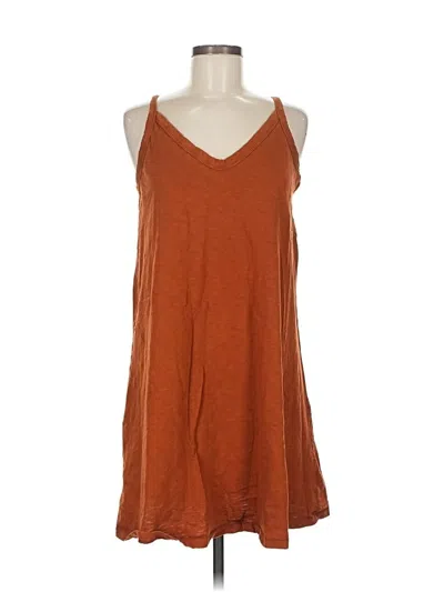 Pre-owned Universal Thread Casual Dress In Brown