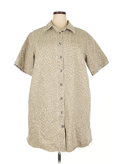 Pre-owned Universal Thread Casual Dress In Brown