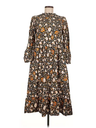 Pre-owned Universal Thread Casual Dress In Brown