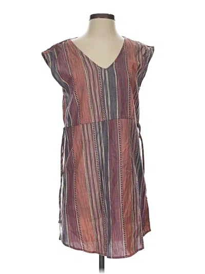 Pre-owned Universal Thread Casual Dress In Brown