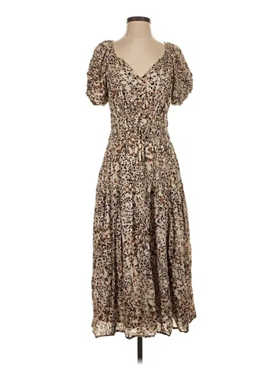 Pre-owned Universal Thread Casual Dress In Brown