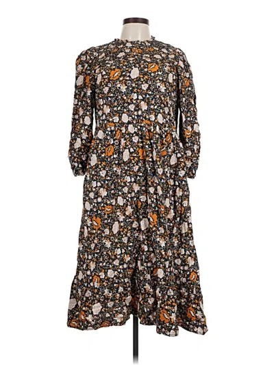Pre-owned Universal Thread Casual Dress In Brown