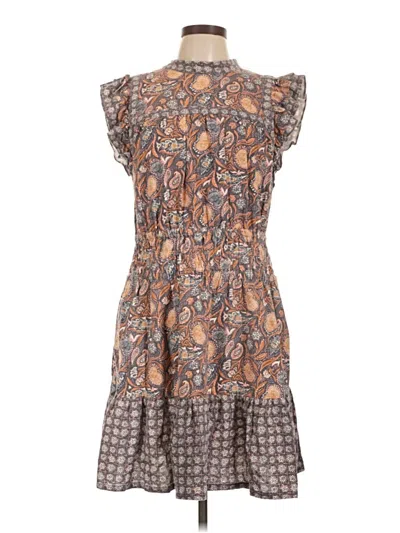Pre-owned Universal Thread Casual Dress In Brown