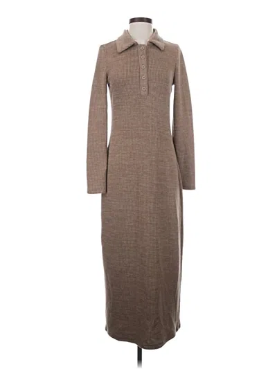 Pre-owned Universal Thread Casual Dress In Brown