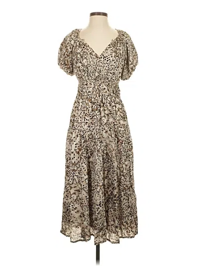 Pre-owned Universal Thread Casual Dress In Brown