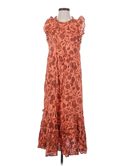 Pre-owned Universal Thread Casual Dress In Brown